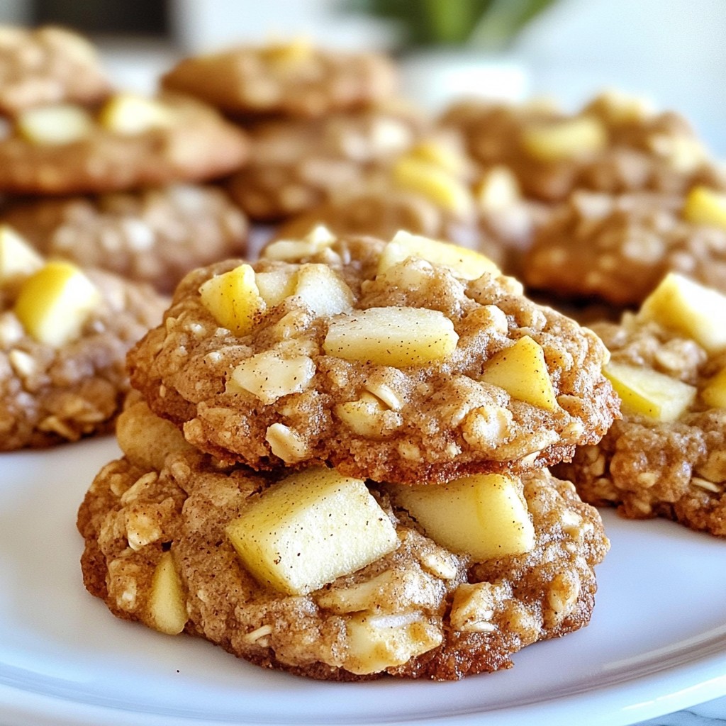 Cinnamon Apple Oatmeal Cookies Easy and Tasty Treat