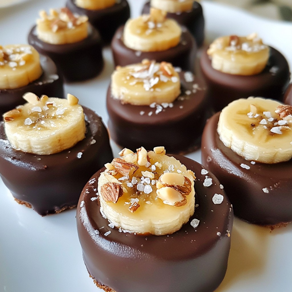 Chocolate Covered Banana Bites Simple and Sweet Treat