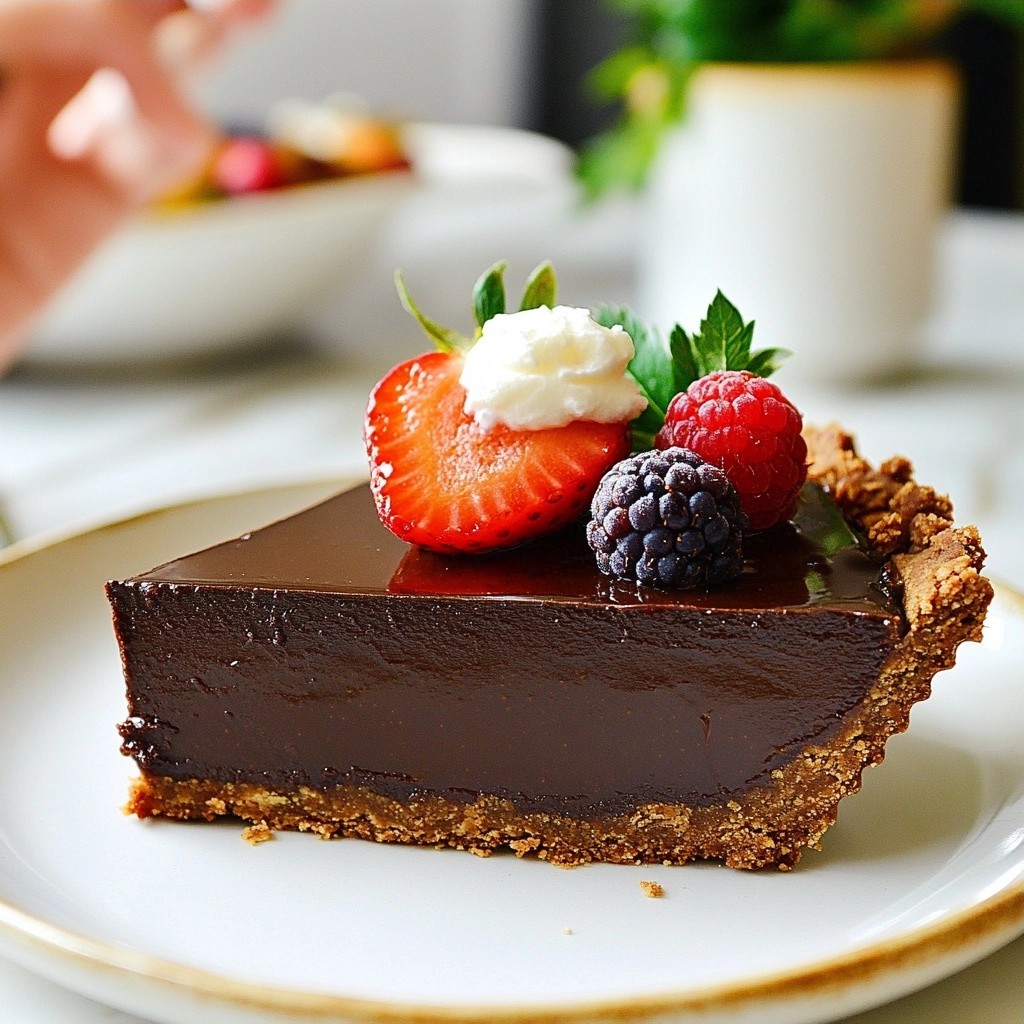 Velvety Sugar-Free Chocolate Ganache Tart Delight