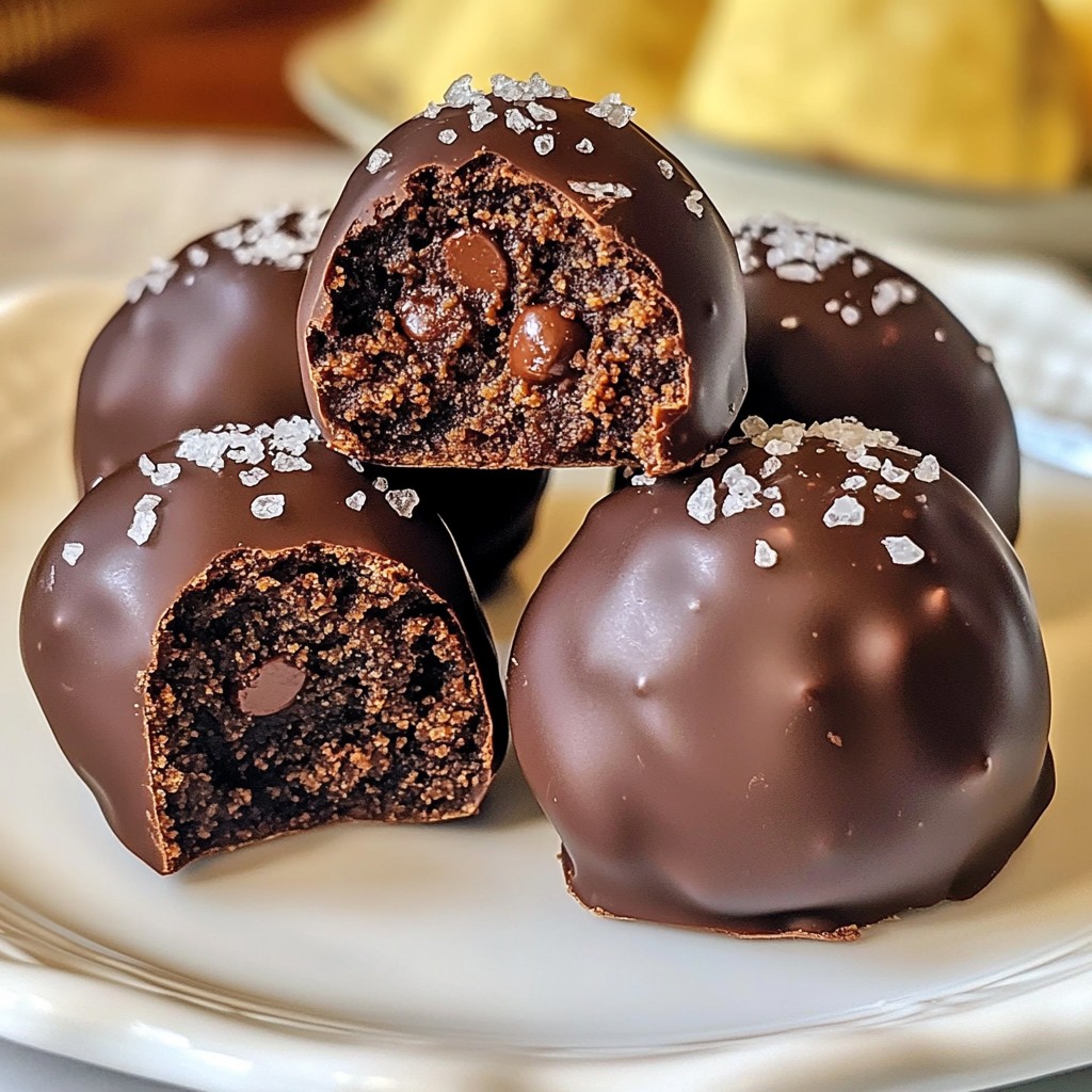 Chocolate Chip Cookie Dough Truffles Irresistible Treat