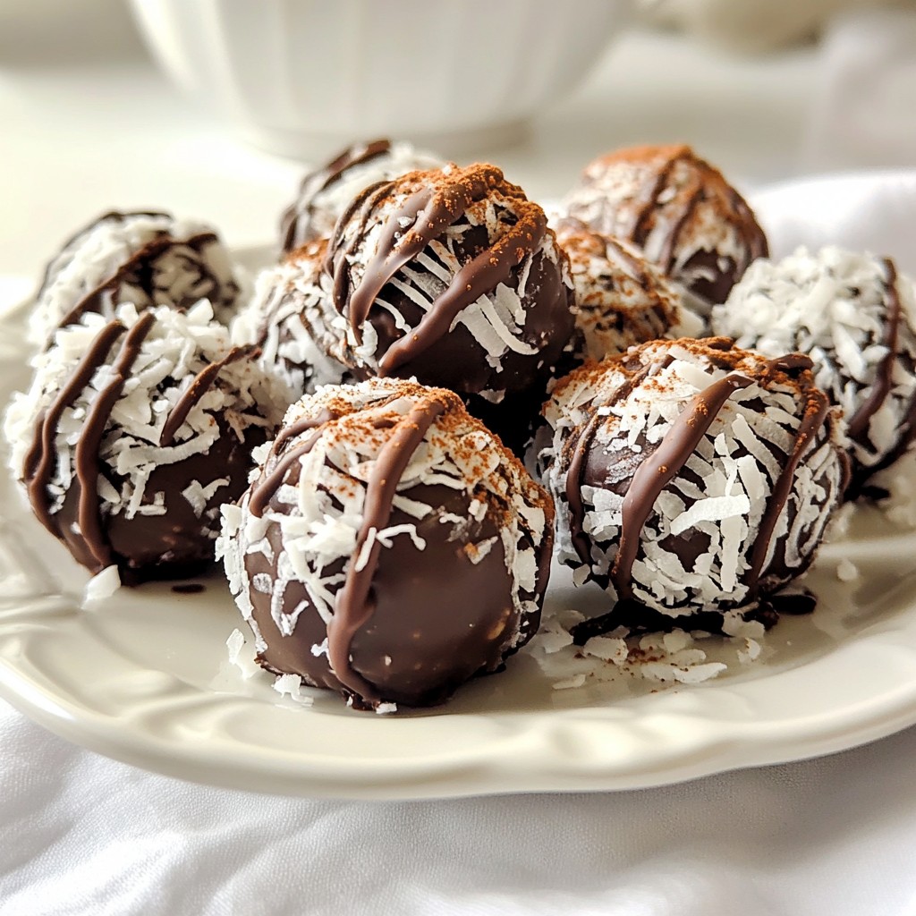 Irresistible Chocolate Coconut Snowball Truffles Recipe
