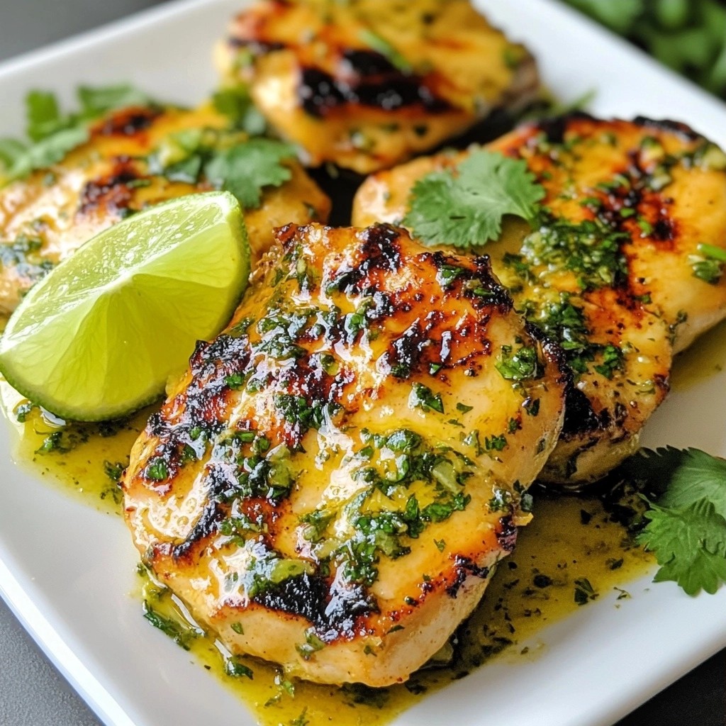 Zesty Low-Carb Lime Cilantro Chicken Delight