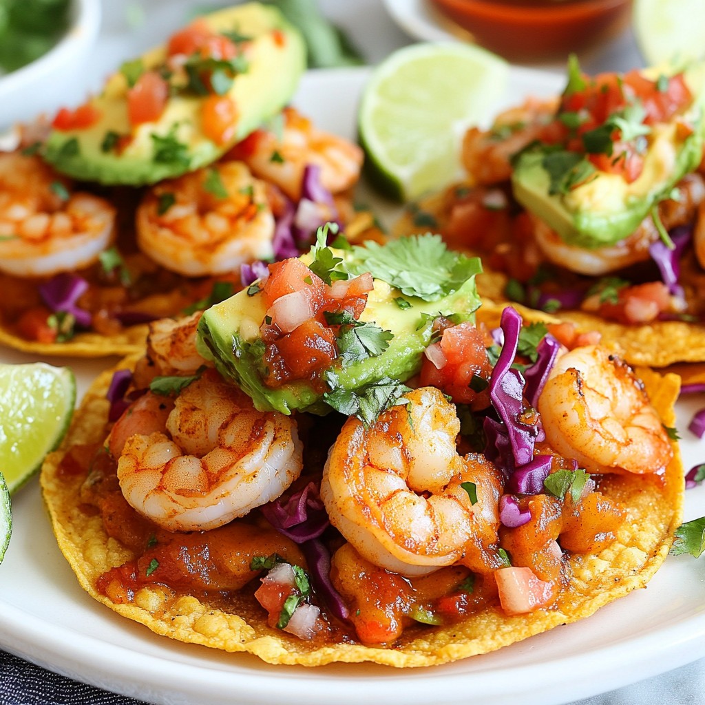 Spicy Shrimp Tostadas Flavorful and Easy to Make