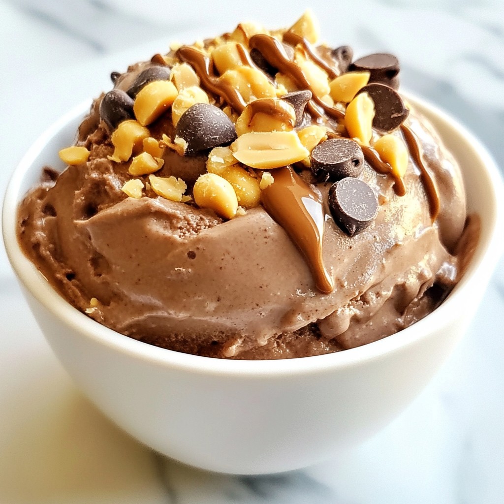 Peanut Butter Chocolate Nice Cream Tasty and Easy Treat