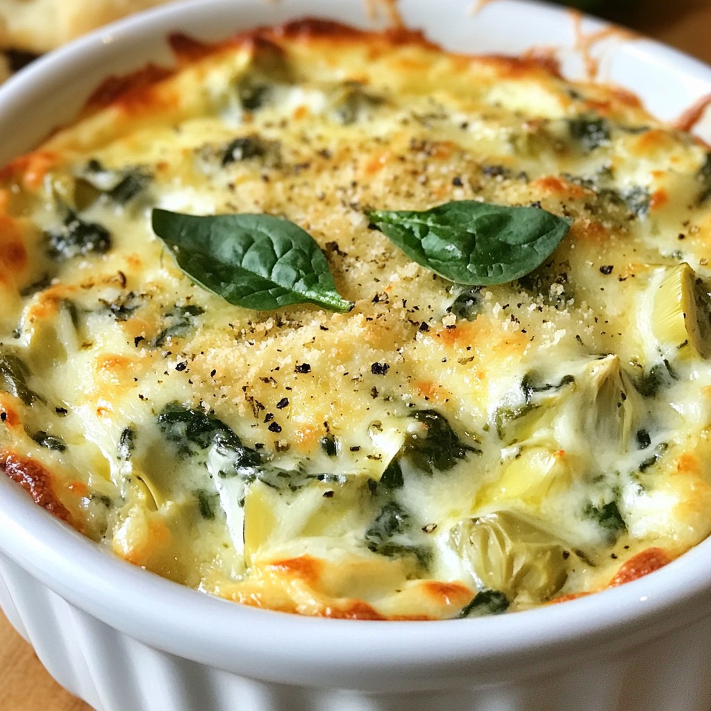 Creamy Spinach Artichoke Dip Irresistible and Savory
