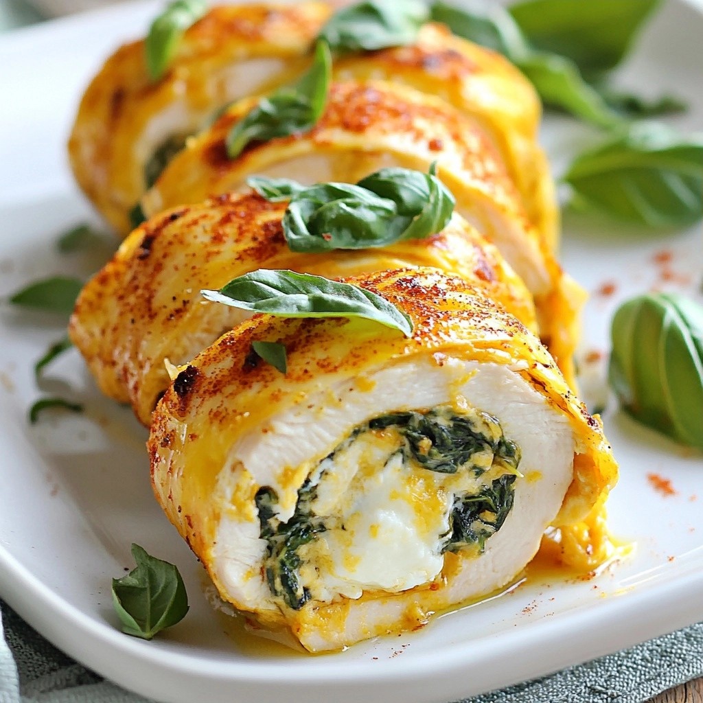 Easy Keto Chicken and Spinach Roll-Ups Flavor Boost