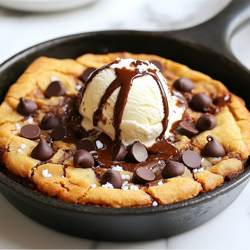 Chocolate Chip Cookie Skillet Ready in 30 Minutes