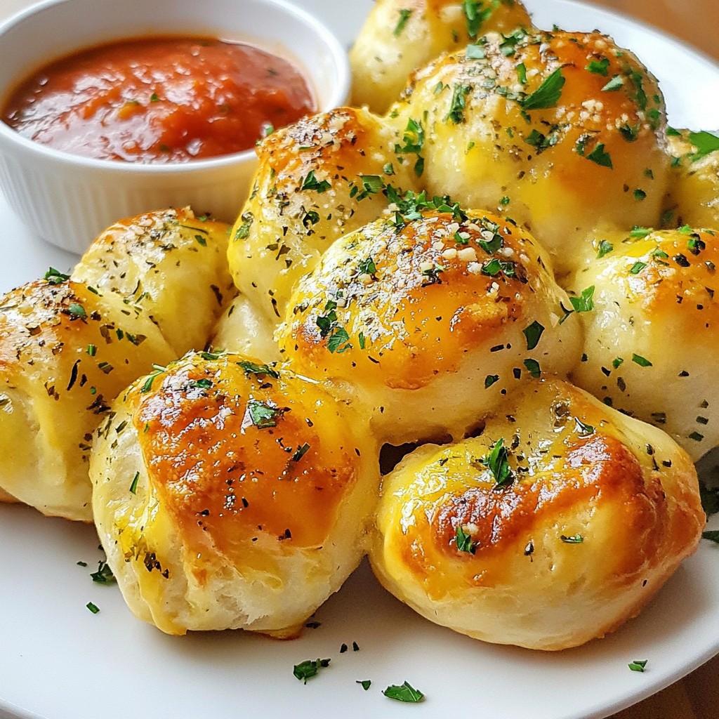 Parmesan Herb Garlic Knots Tasty Breadstick Treat