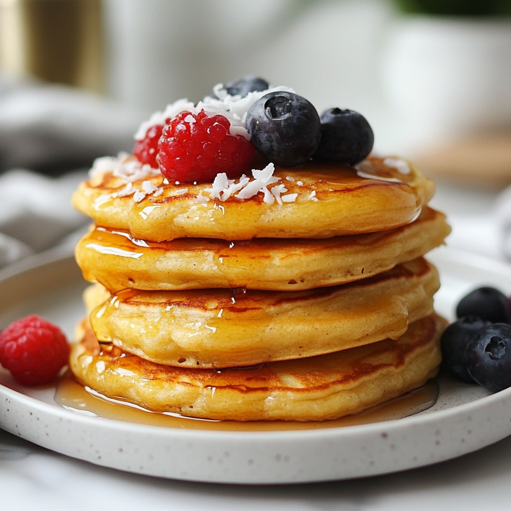 Fluffy Keto Coconut Flour Pancakes Easy and Delicious