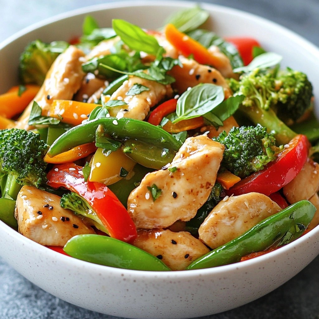 Zesty Low-Carb Herb Chicken Stir-Fry Delight