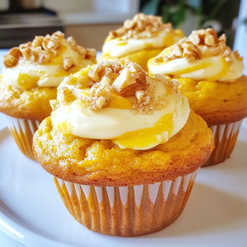Pumpkin Cream Cheese Muffins Tasty and Easy Recipe