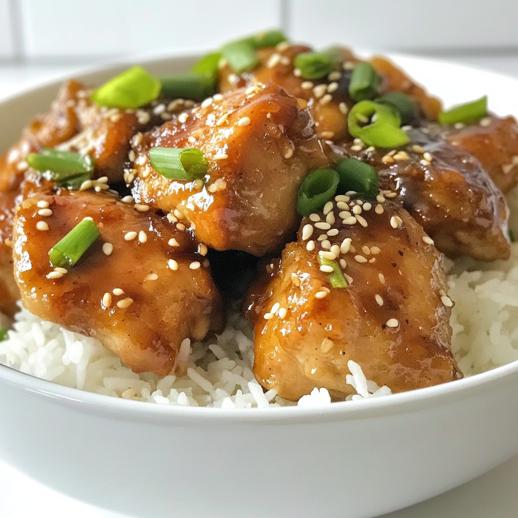 Honey Garlic Sesame Chicken Flavorful and Easy Recipe