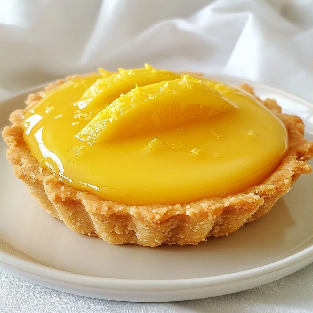 Creamy Sugar-Free Lemon Curd Tart Delightful Treat