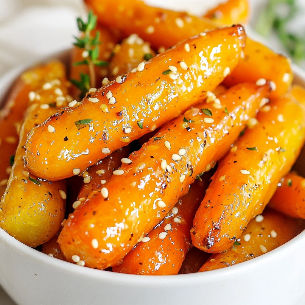 Honey Garlic Glazed Carrots for Simple Flavor Boost