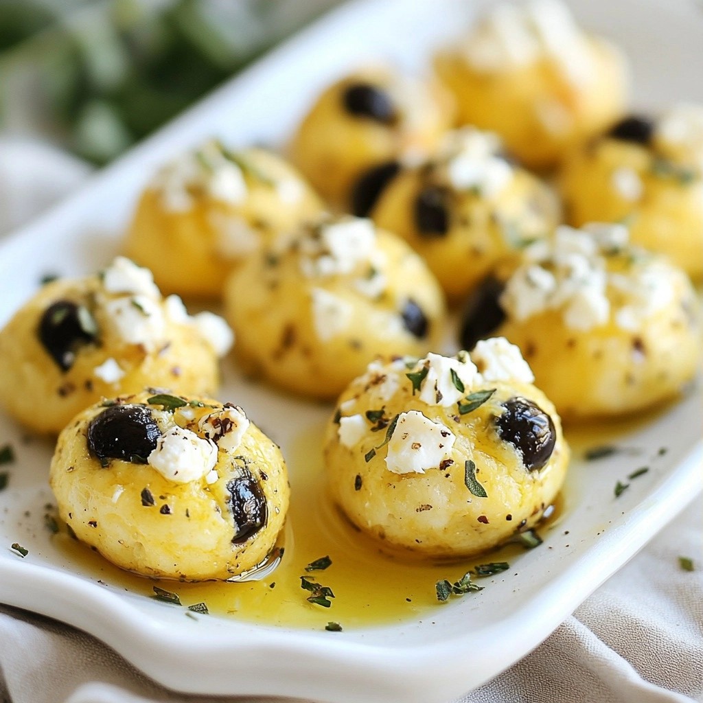 Savory Keto Black Olive and Feta Cheese Bites Delight