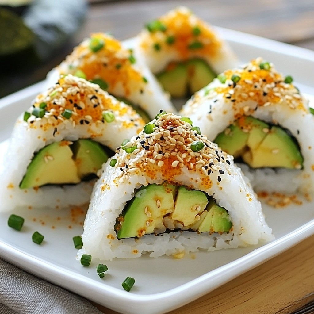Spicy Tuna Avocado Onigiri Tasty and Quick Recipe