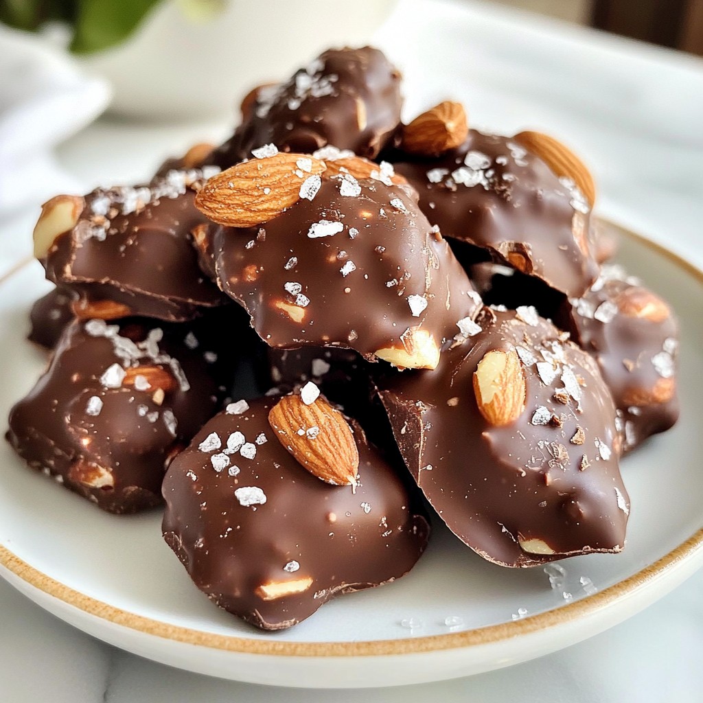 Keto Dark Chocolate Almond Clusters Irresistible Treat