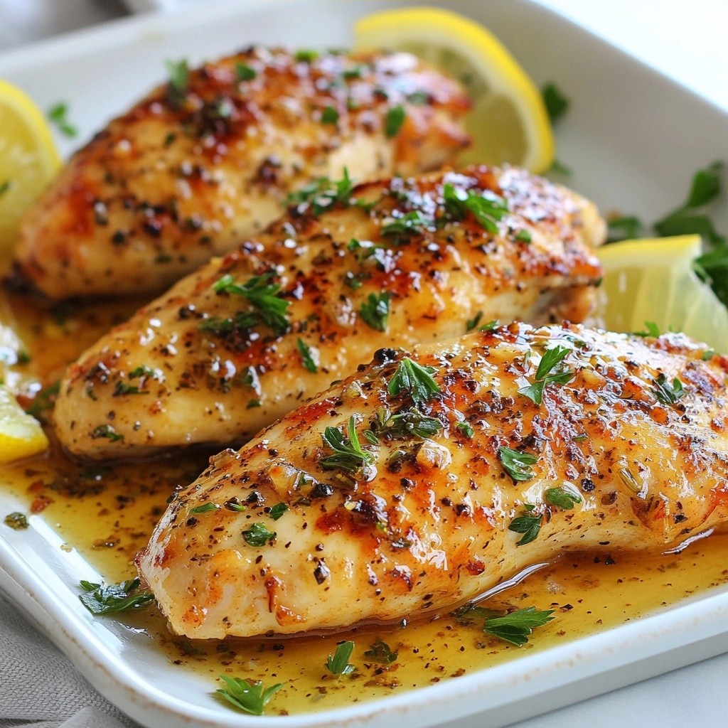 Baked Keto Herb Garlic Chicken Breasts Delicious Meal