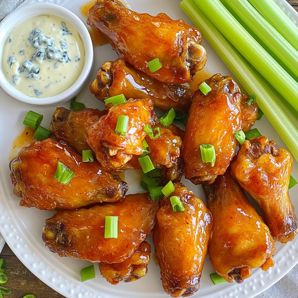 Honey Glazed Buffalo Wings Flavorful Twist on Classic
