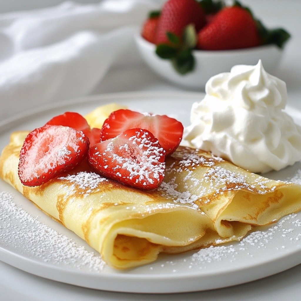 Strawberry Cream Cheese Crepes Delightful and Easy Recipe