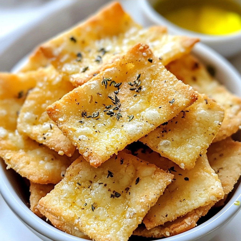 Crunchy Keto Garlic Cheese Crackers Simple Recipe