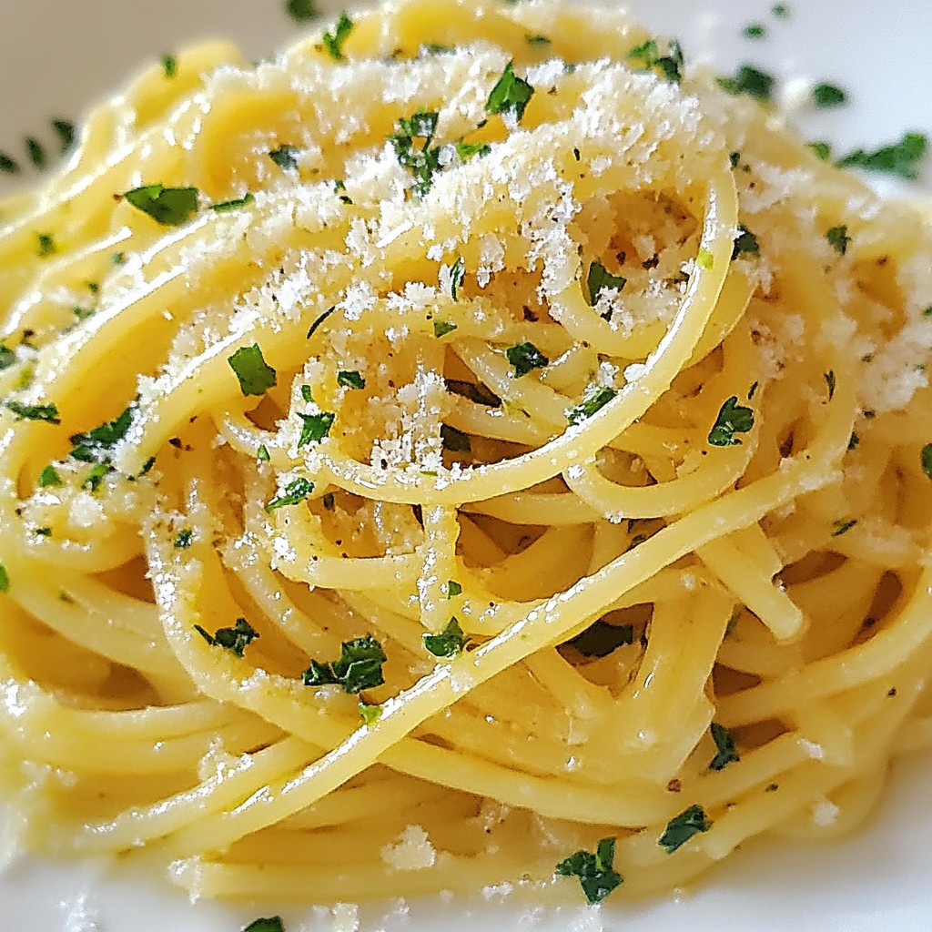 Garlic Herb Buttered Noodles Quick and Tasty Delight