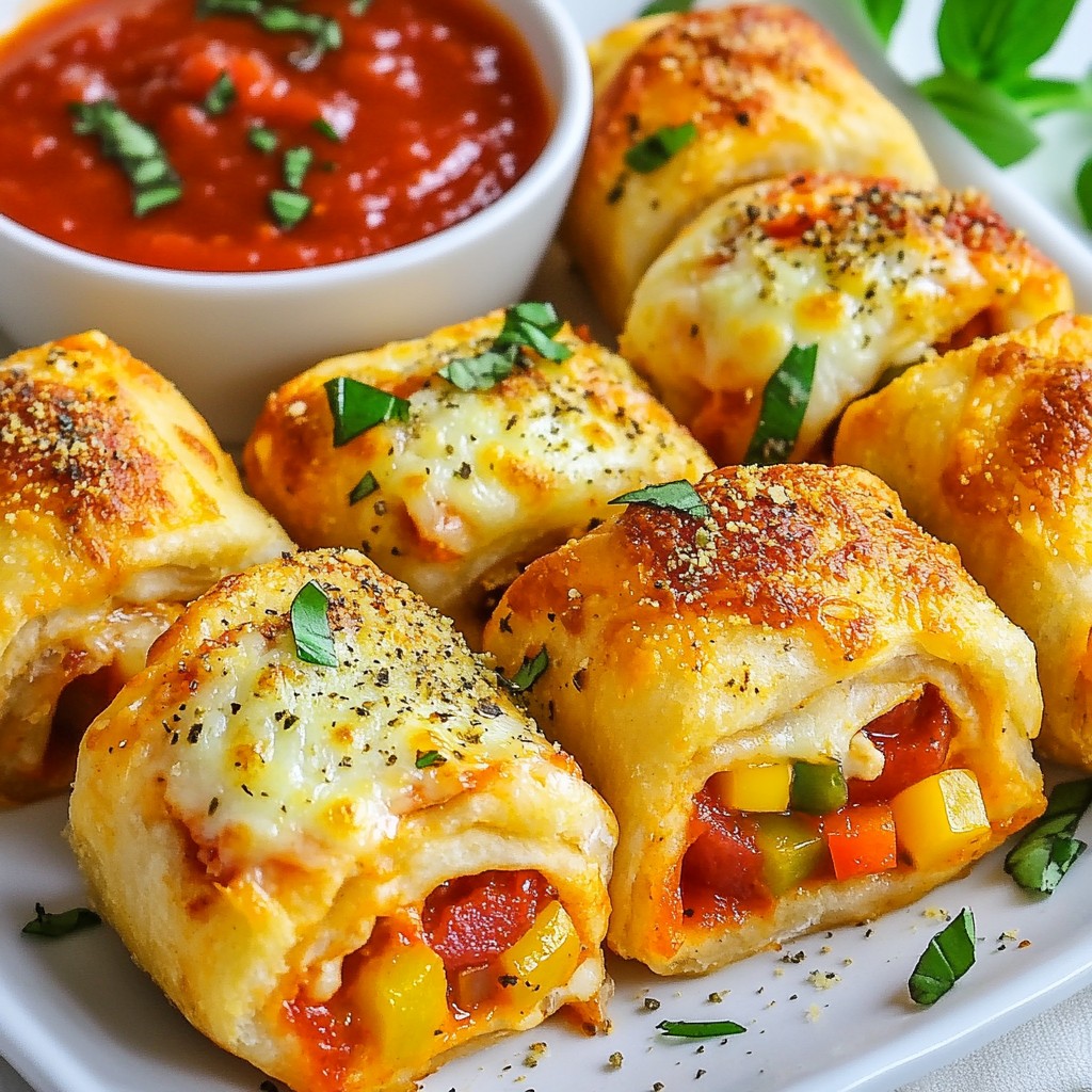 Air Fryer Stuffed Pizza Rolls Easy and Flavorful Recipe