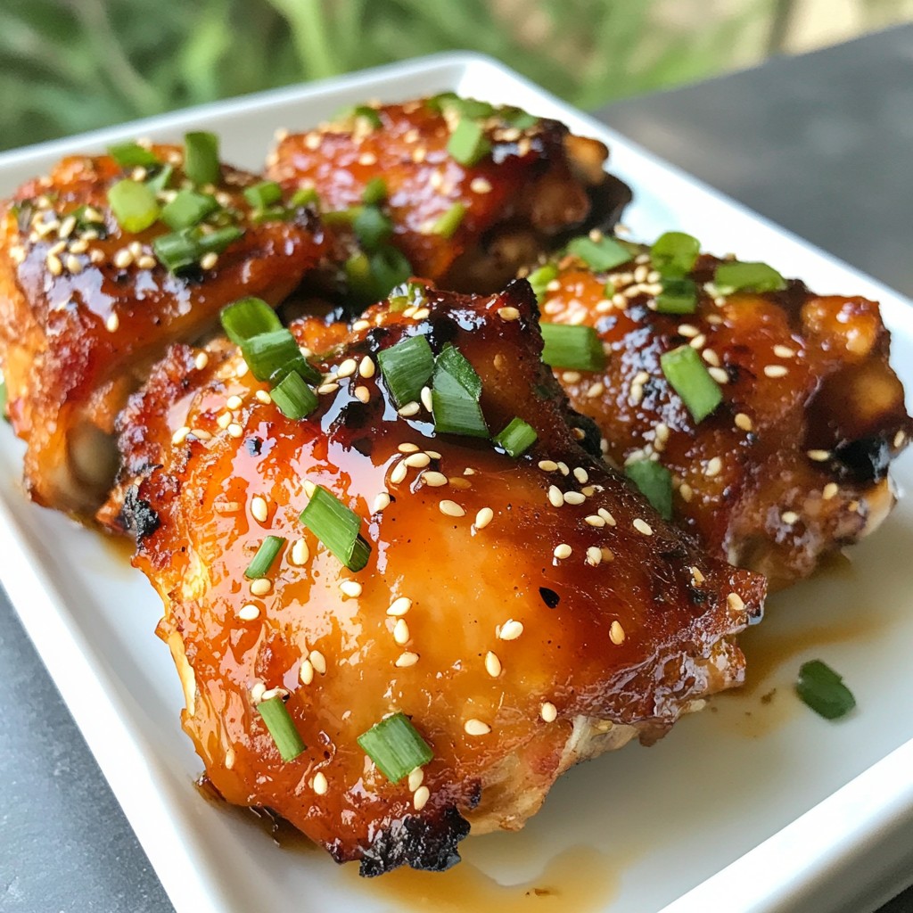 Honey Sriracha Chicken Thighs Savory and Sticky Delight