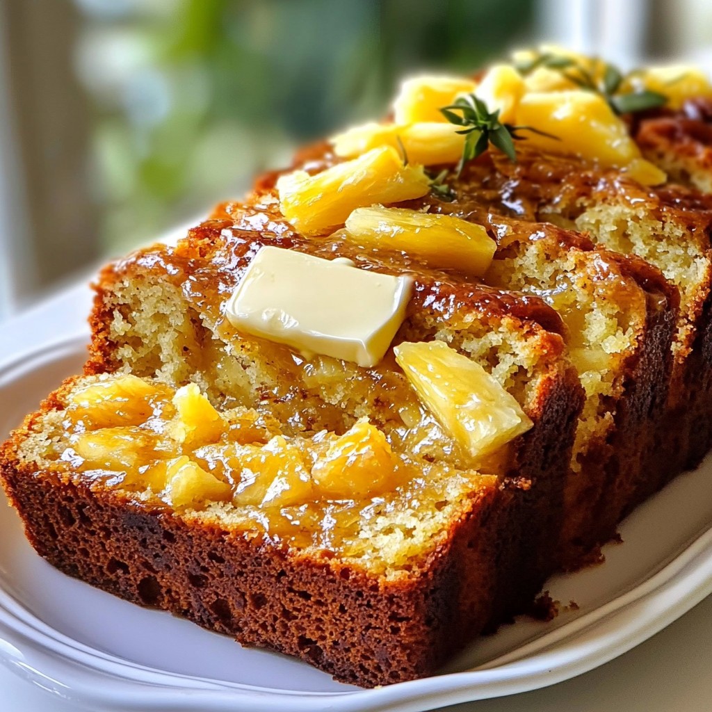 Tropical Pineapple Banana Bread Quick and Tasty Recipe