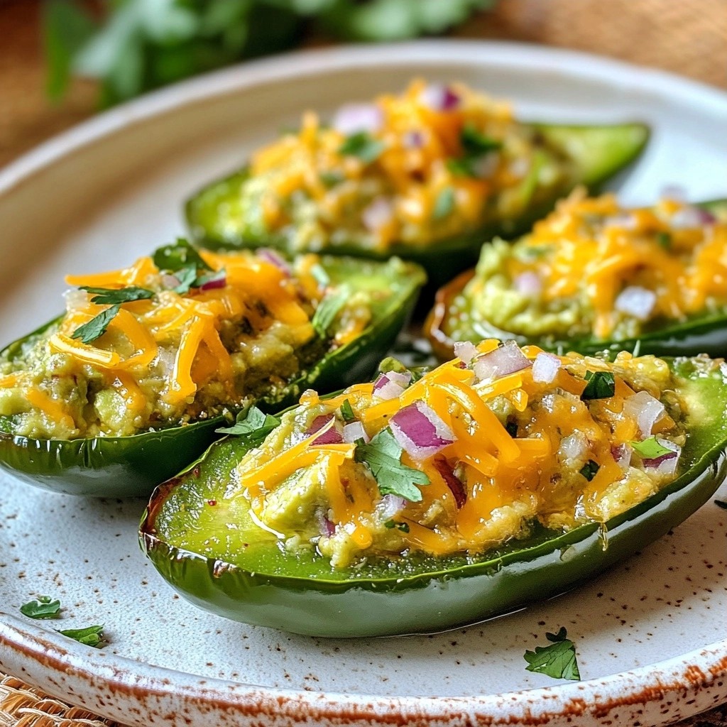 Spicy Keto Jalapeño Avocado Nibbles Delicious Treat