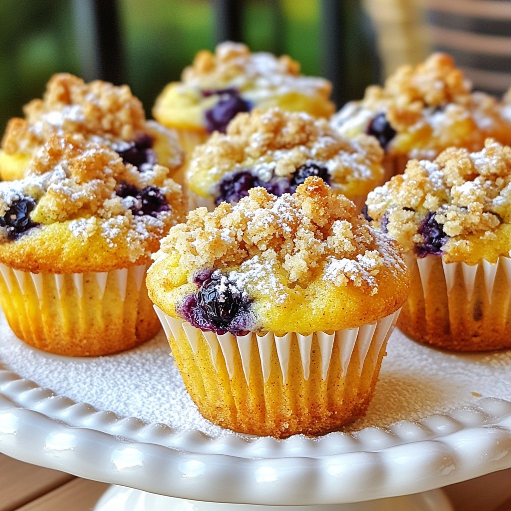 Lemon Blueberry Crumble Muffins Fresh and Tasty Treat
