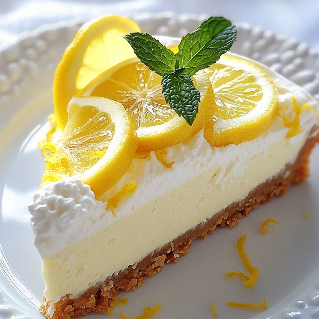 Sugar-Free Low-Carb Lemon Cheesecake Irresistible Treat