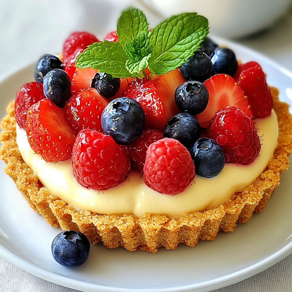 Sugar-Free Low-Carb Berry Cheesecake Tart Delight