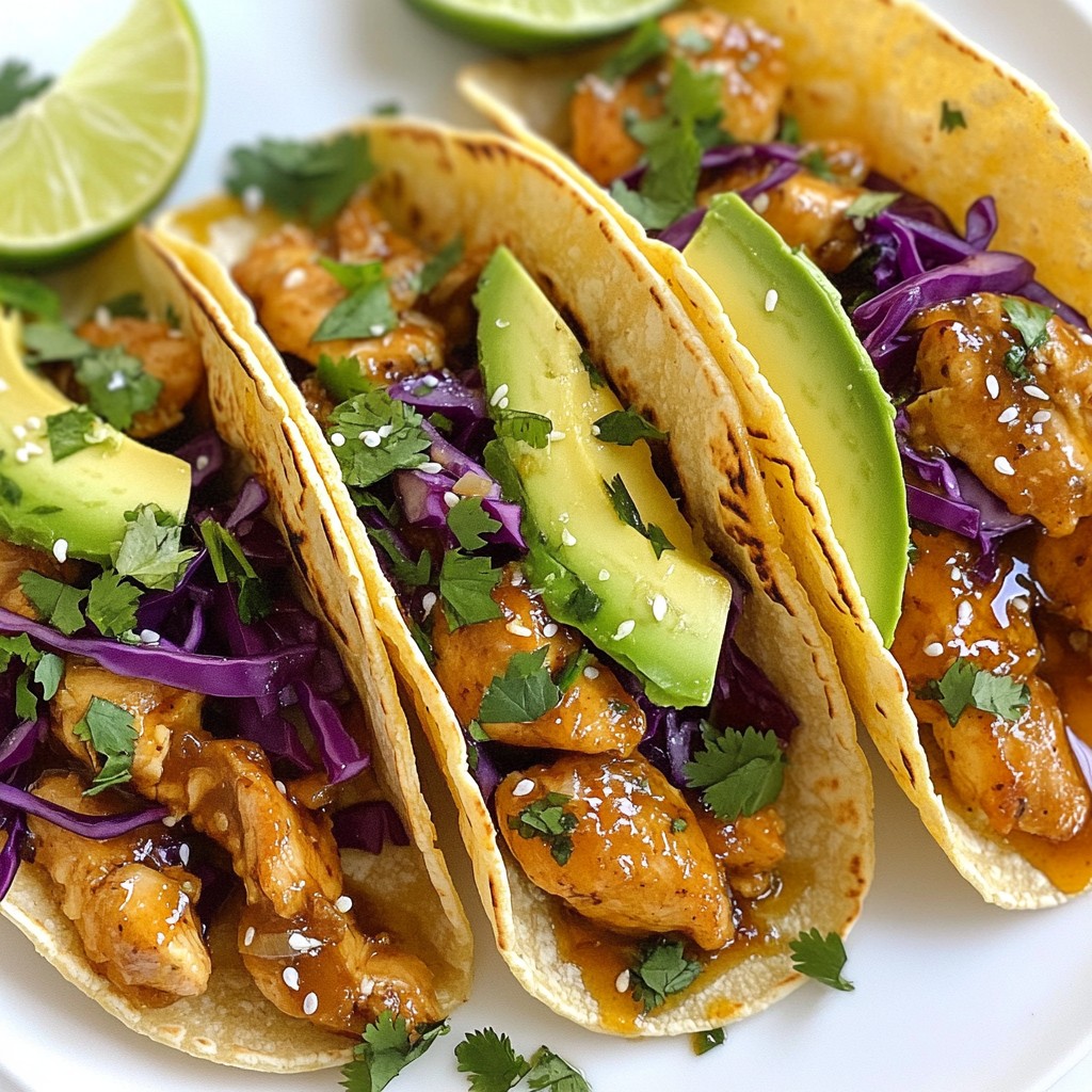 Honey Lime Chicken Tacos Flavorful and Easy Recipe
