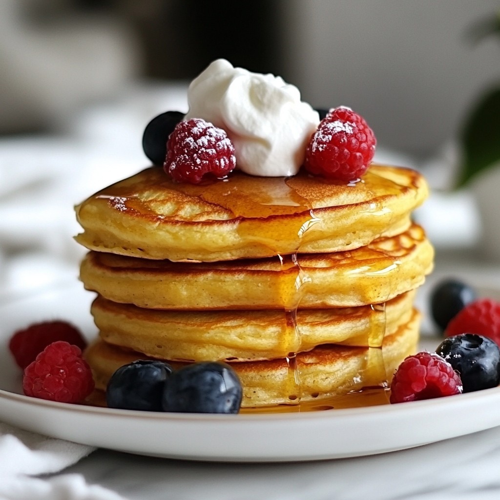 Fluffy Low-Carb Almond Flour Pancakes for Breakfast