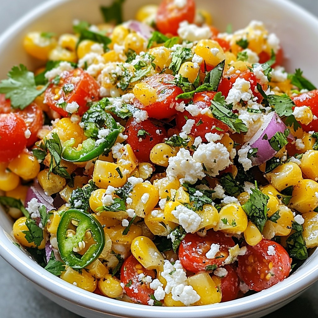Mexican Street Corn Salad Fresh and Flavorful Recipe