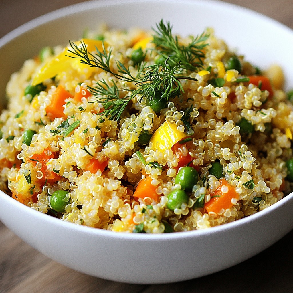 Lemon Herb Quinoa Pilaf Fresh and Flavorful Dish