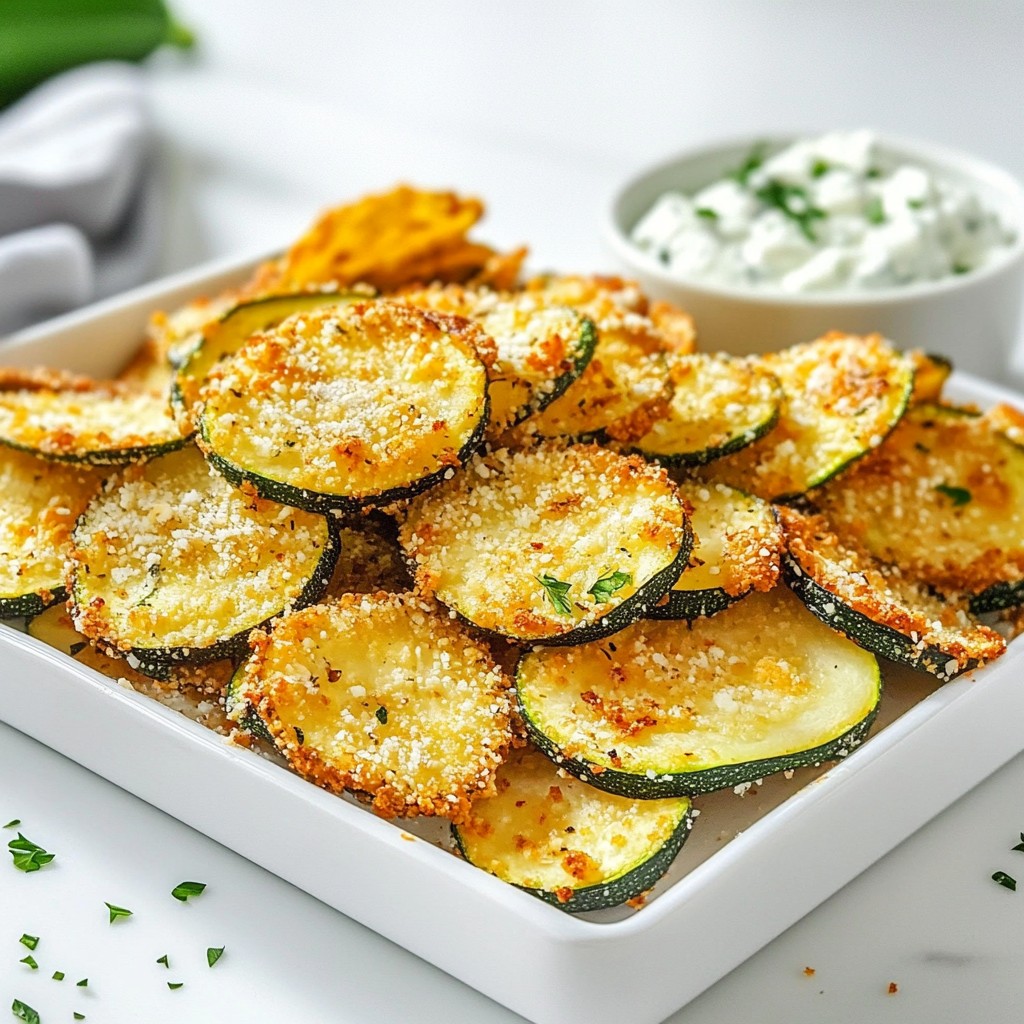 Crispy Low-Carb Zucchini Chips Simple and Healthy Snack