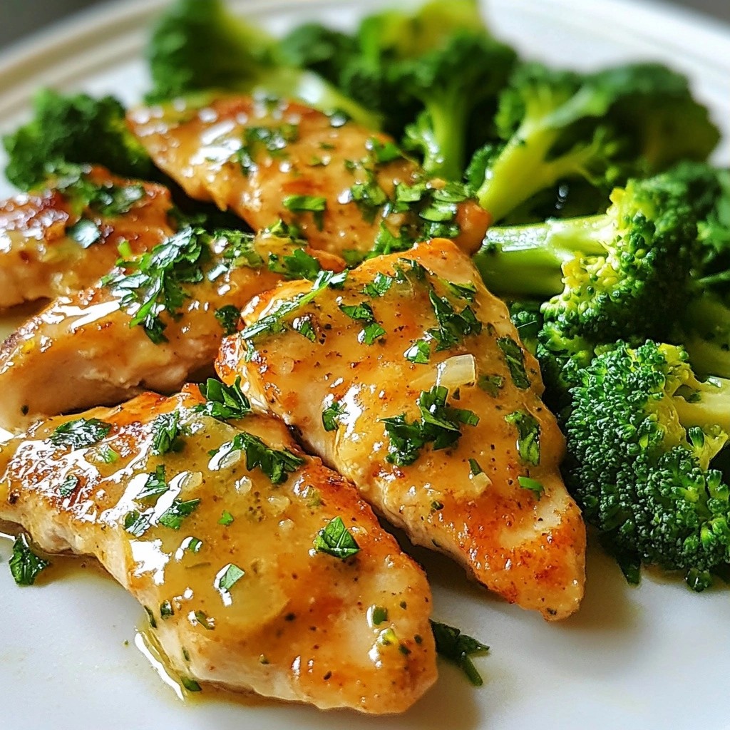 Sizzling Keto Lemon Garlic Chicken and Broccoli Meal