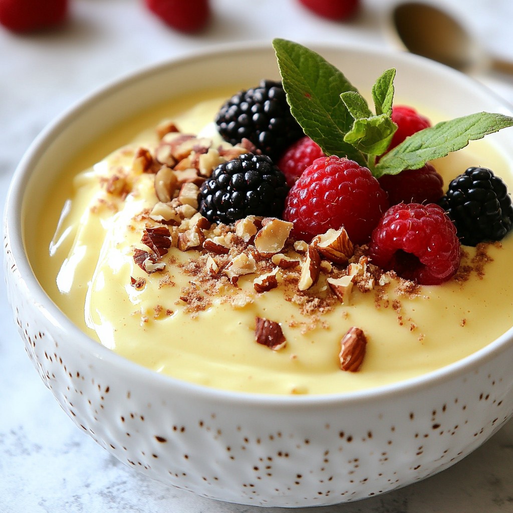 Creamy Low-Carb Vanilla Pudding Smooth and Simple Treat
