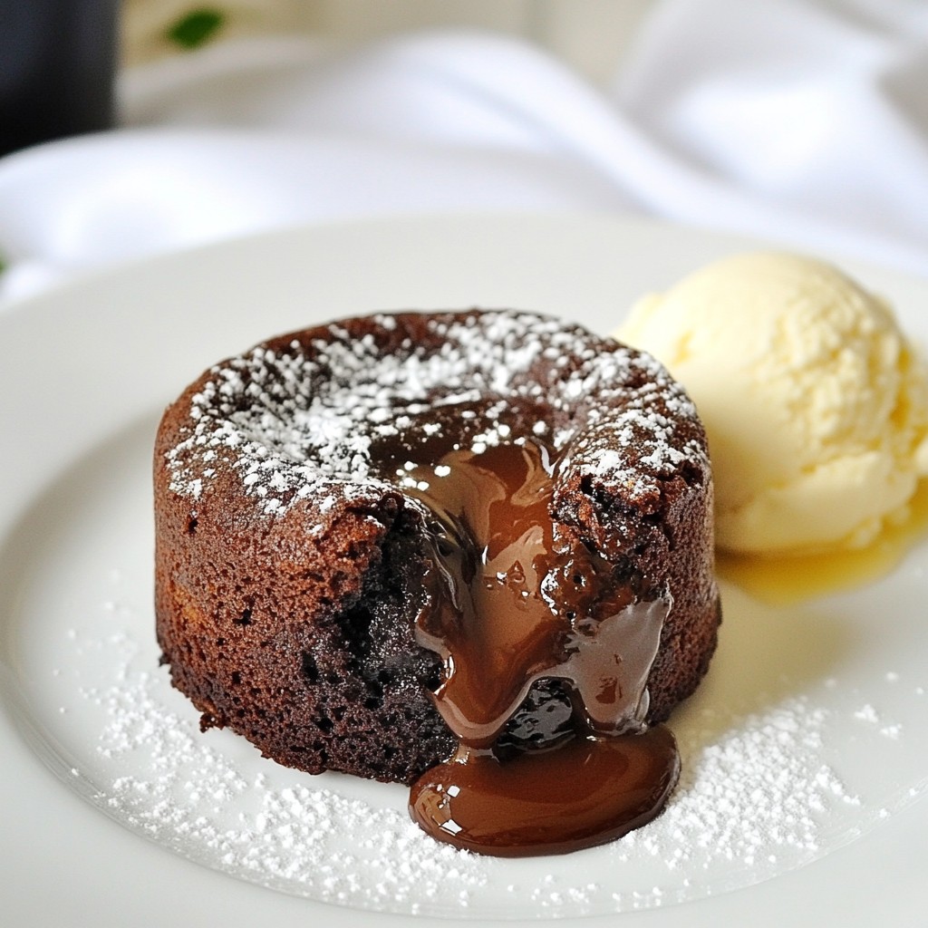 Gooey Sugar-Free Chocolate Lava Cakes Delightful Treat