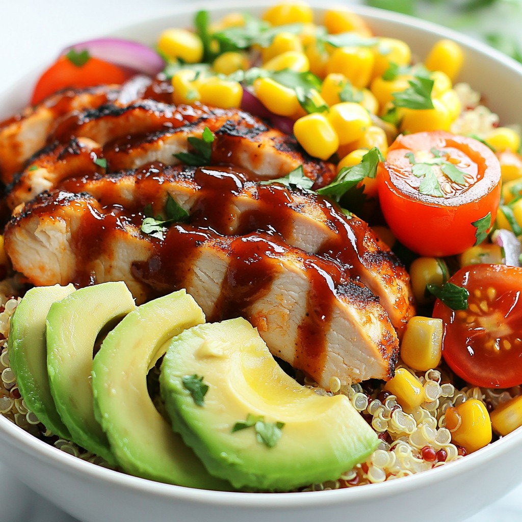 BBQ Chicken Quinoa Bowls Flavorful and Healthy Meal