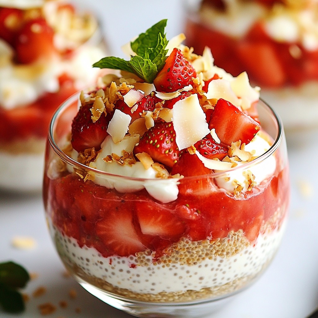 Strawberry Coconut Chia Pudding Delightful and Easy