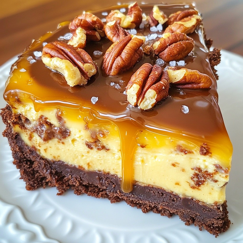 Chocolate Caramel Turtle Cheesecake Decadent Delight