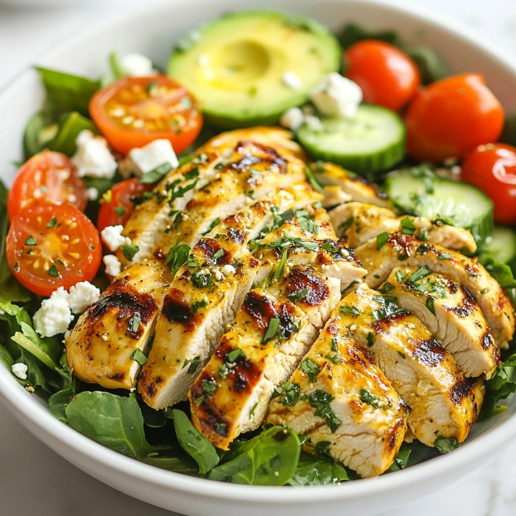 Easy Keto Grilled Herb Chicken Bowls Flavorful Meal