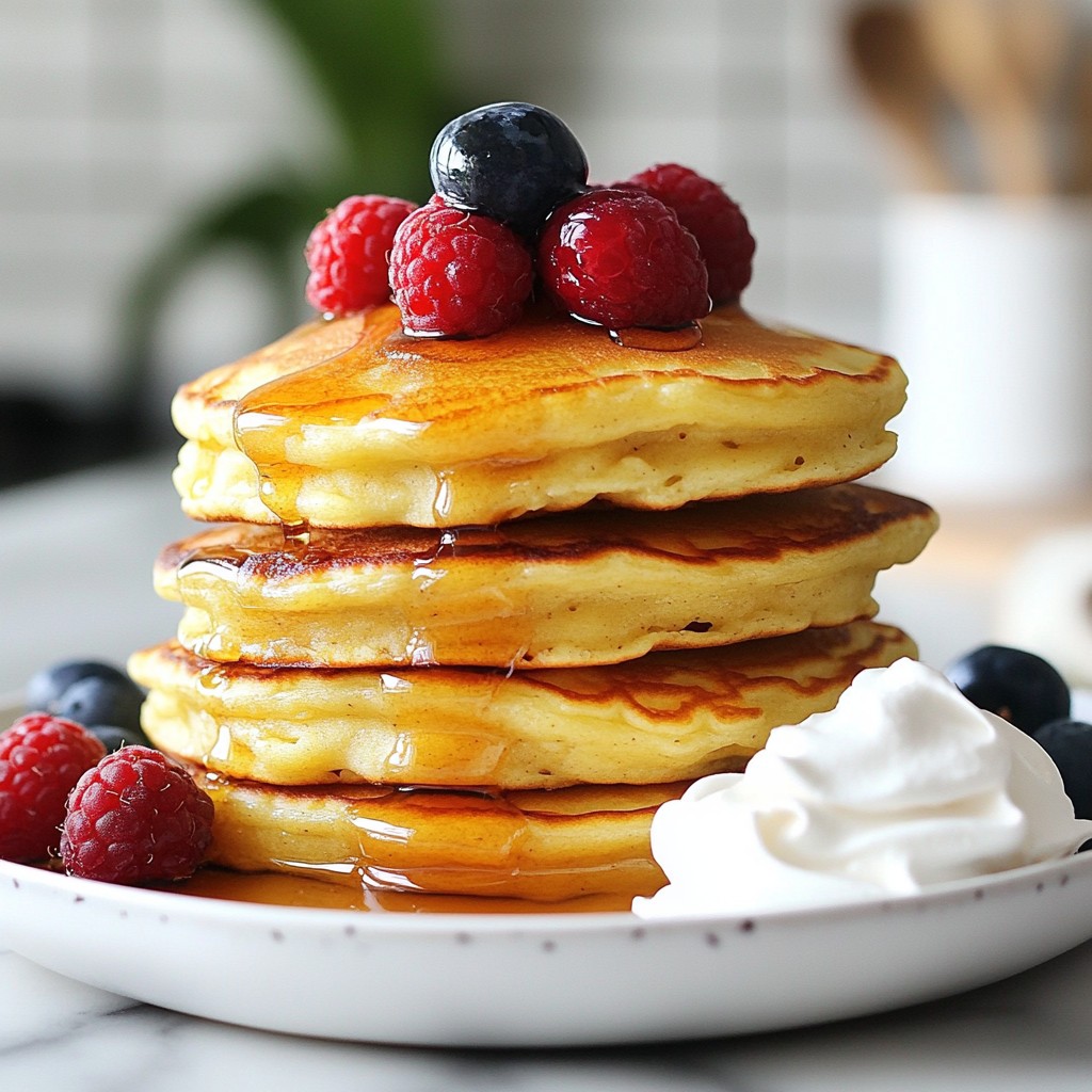 Fluffy Keto Vanilla Protein Pancakes Easy and Light