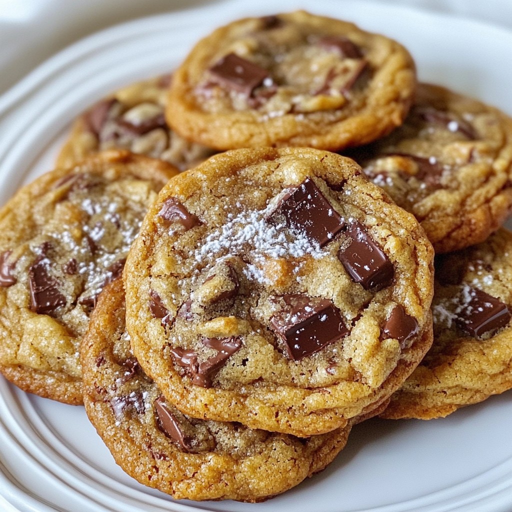 Brown Butter Chocolate Chunk Cookies Rich and Tasty
