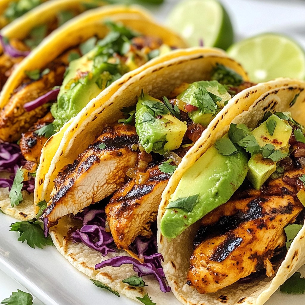 Spicy Chipotle Chicken Tacos Bold and Flavorful Delight