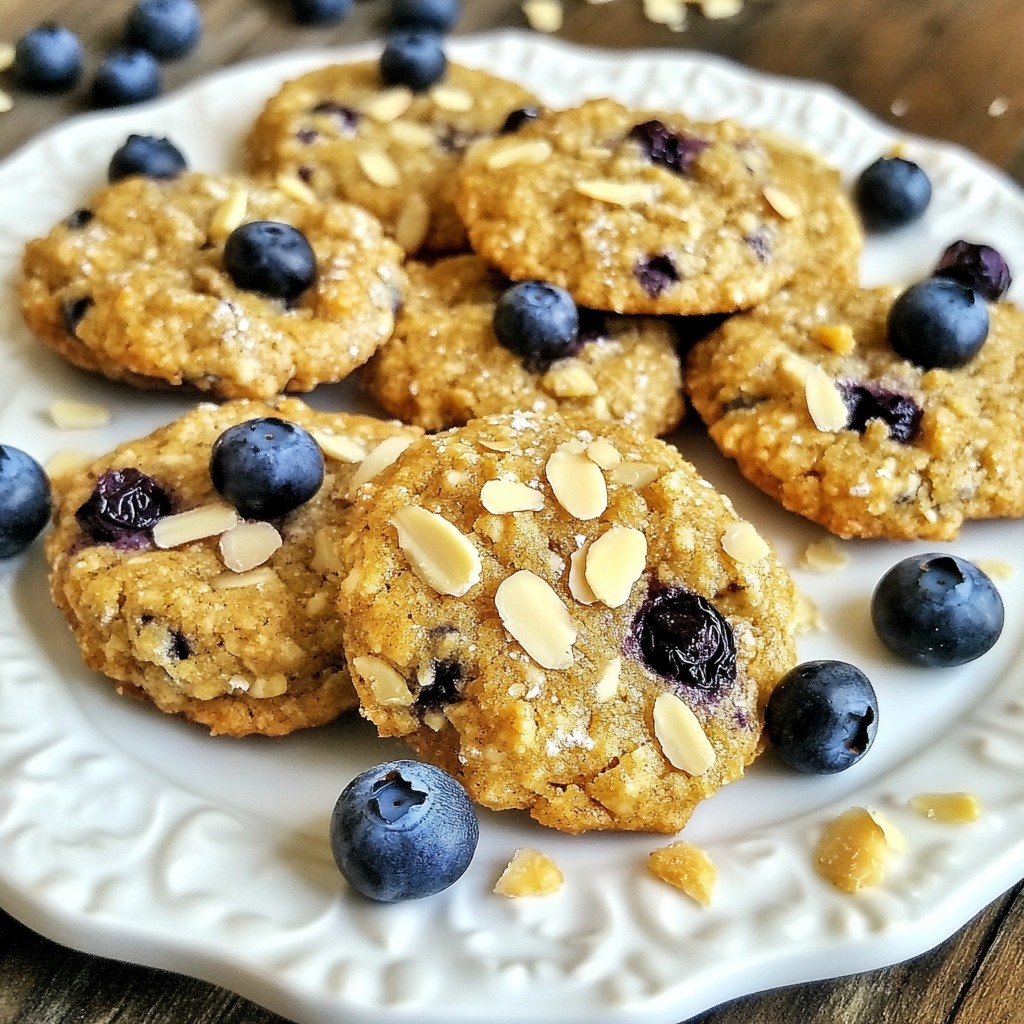 Blueberry Almond Breakfast Cookies Easy and Tasty Treat
