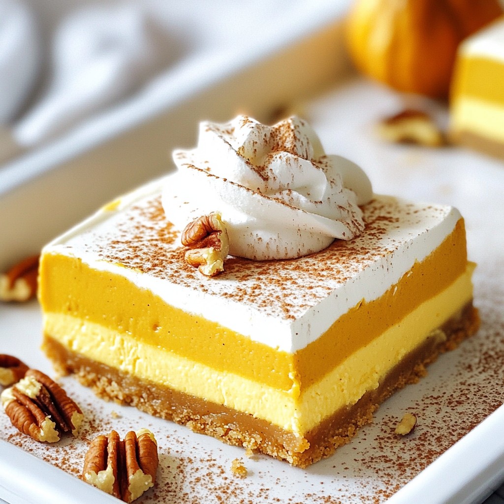 Pumpkin Spice Cheesecake Bars Irresistibly Delicious Treat